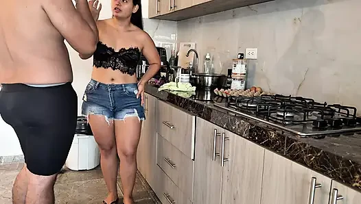 STEPMOM WANTS TO FUCK IN THE KITCHEN