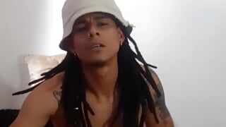 Colômbia twink garoto masturbando