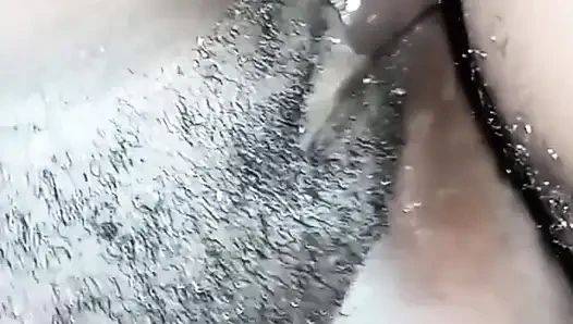 African Queen Sucks and Fucks Step Dad With Cum in Pussy