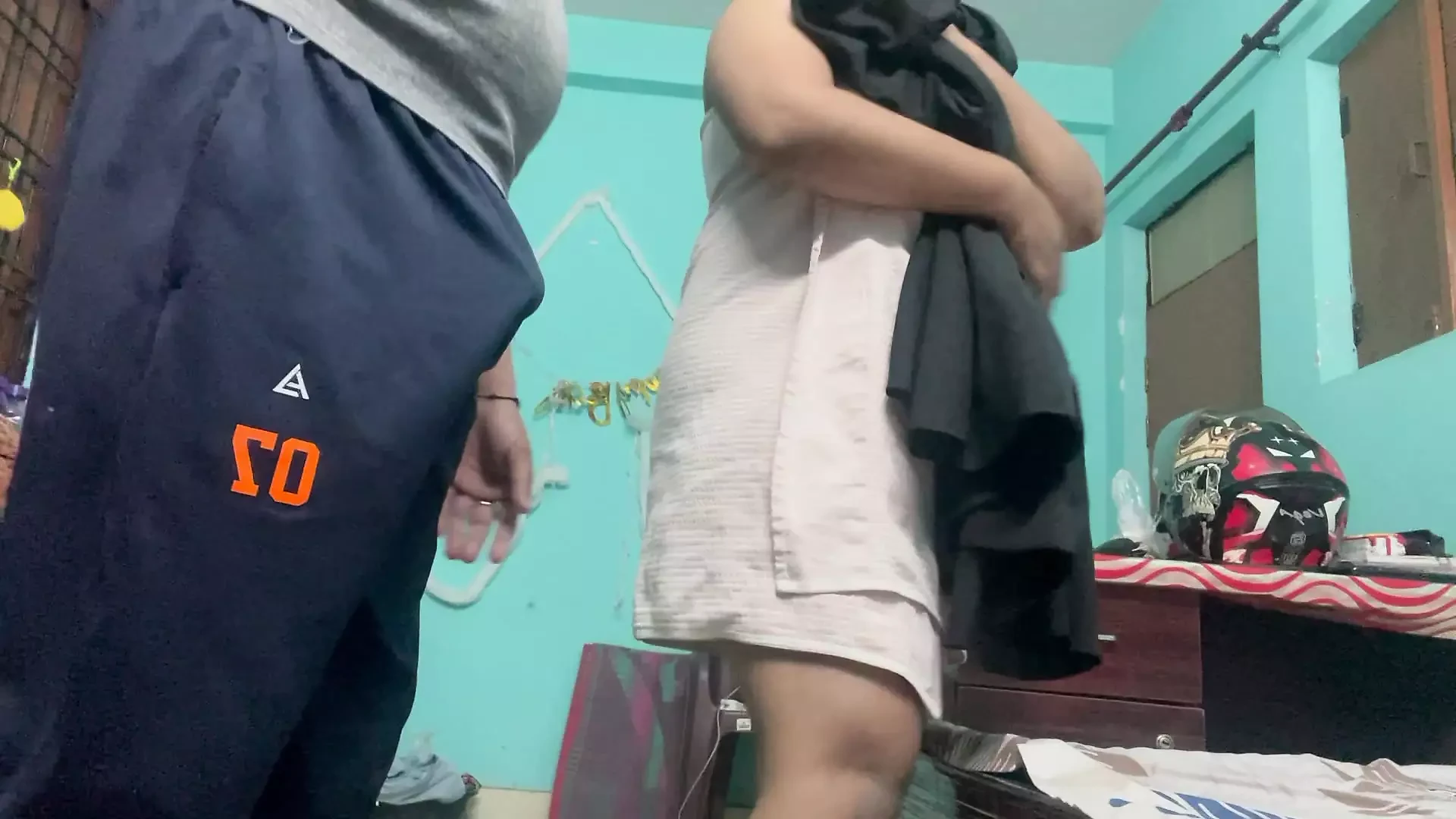 Vídeo caseiro de sexo de Bhabhi e Devar