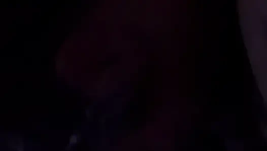 Kätzchen lutscht schwanz