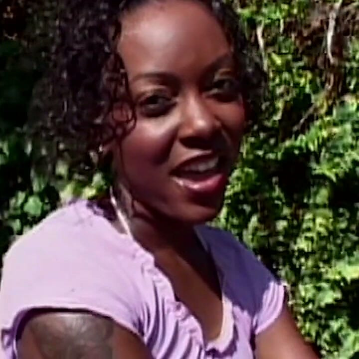 Curly Ebony College Cutie Rides Thick White Cock