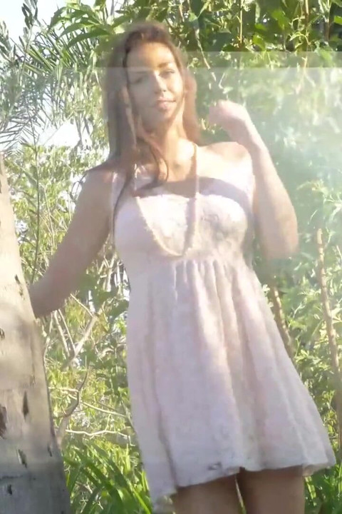 Two hot brunette babes play with each other