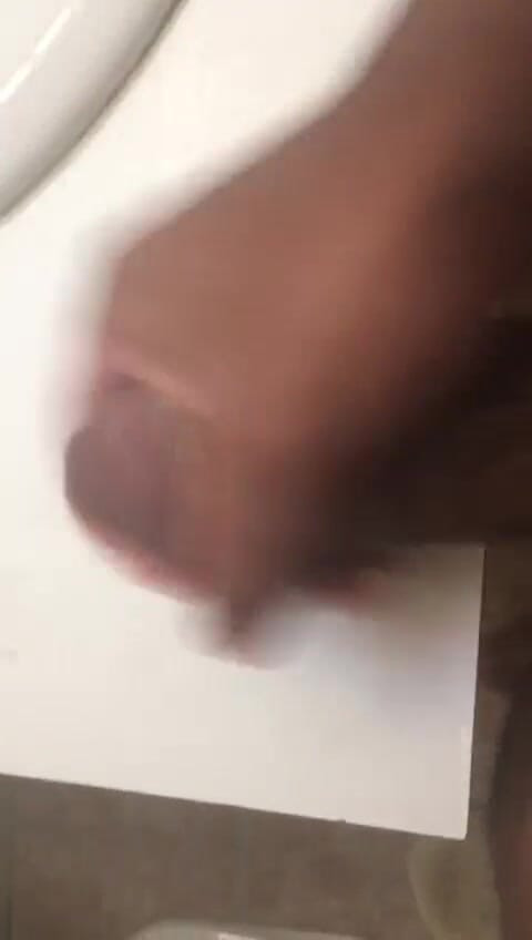 Beating My Big Wet Black Dick