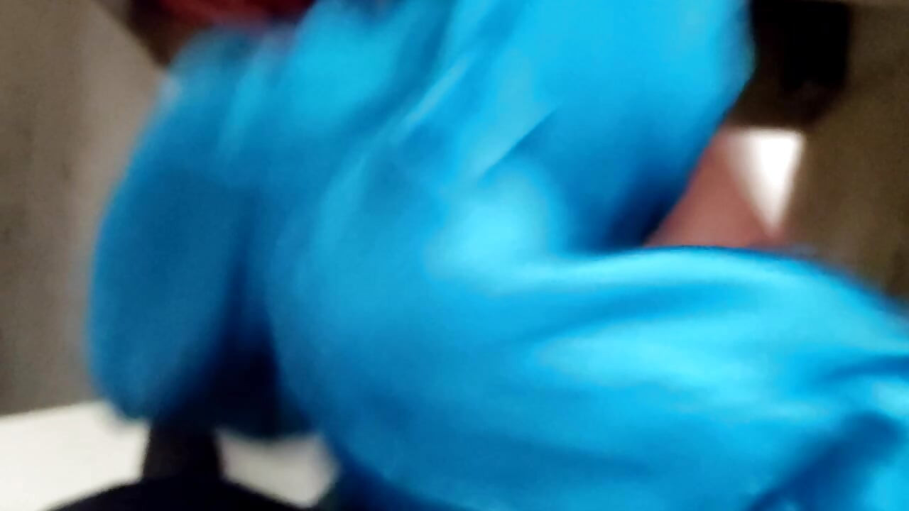 หนังโป๊ชักว่าวผ้าซาติน - lehnga สีน้ําเงินซาตินถูบนหัวควย (145)