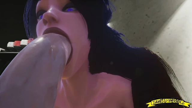 Blowjob in a parking lot (Part 1) Animation