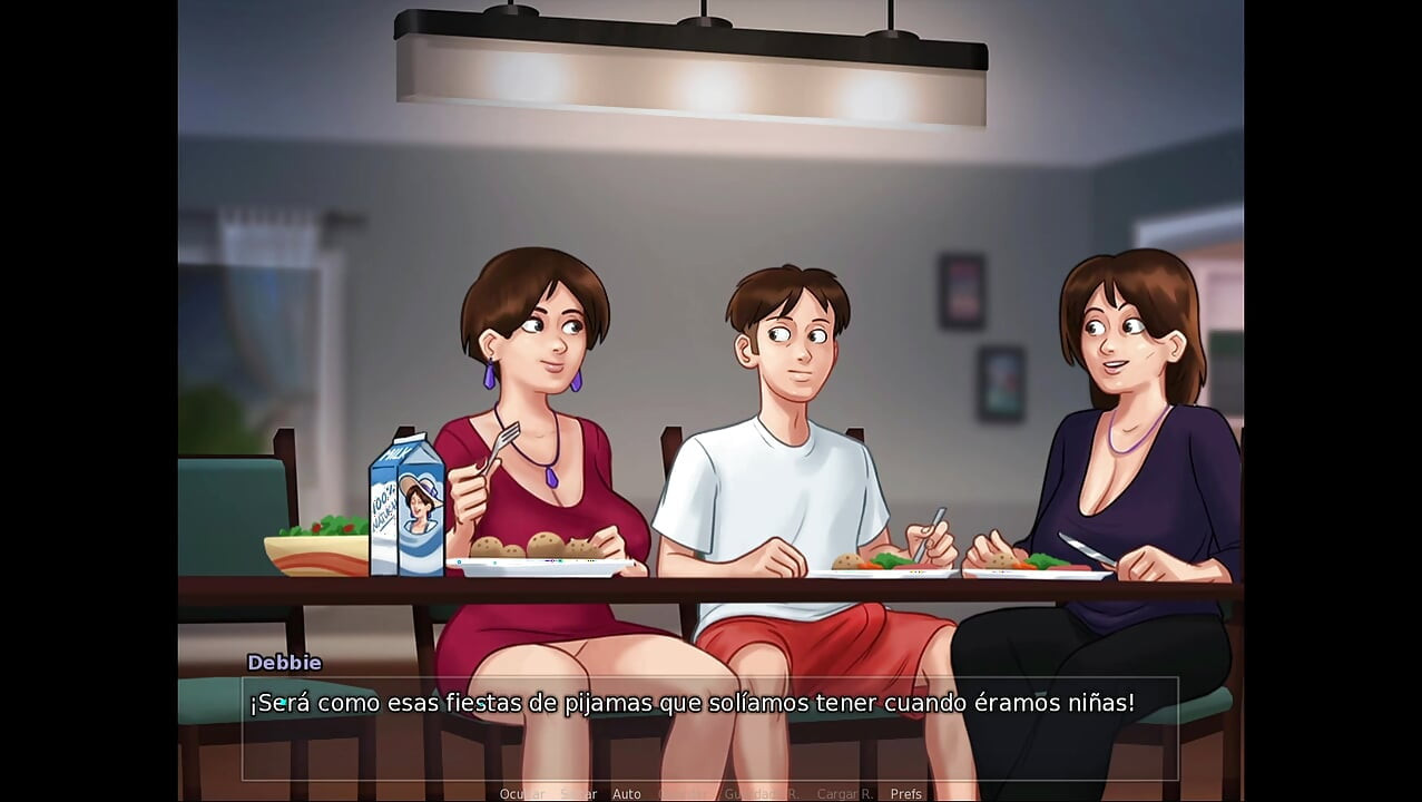 I walk into my stepmom's bed and we end up making love - summertime saga