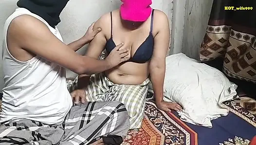 Hintli desi köylü kadın romantizmi ve debar yatak odası