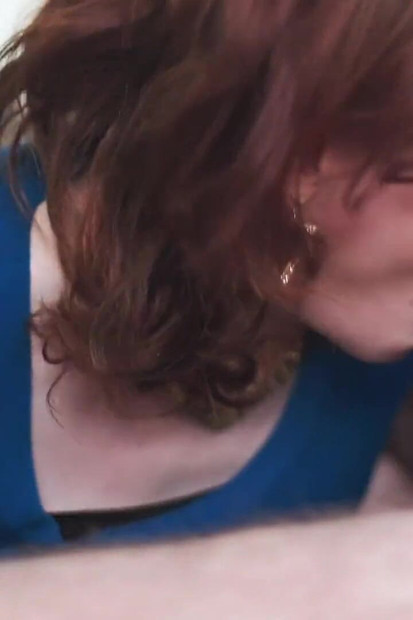 Redhead Tgirl Suck Daddy's Cock Outdoor