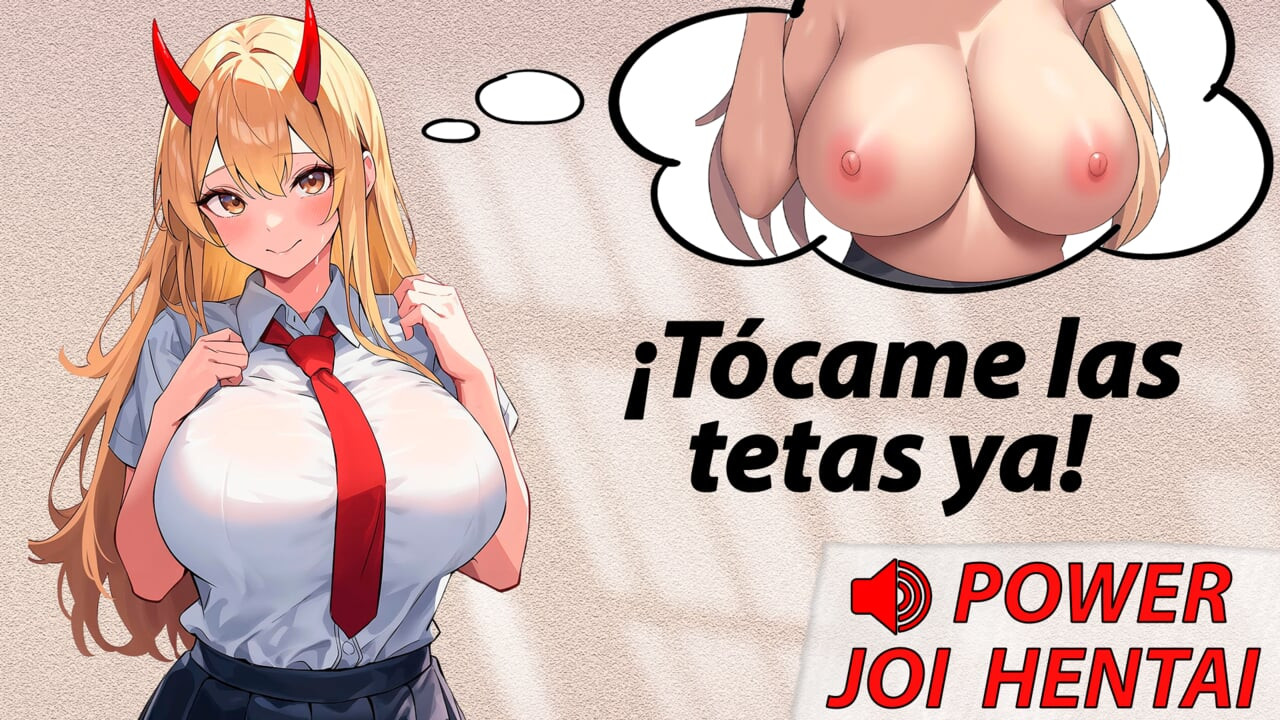 Hentai Sepanyol JOI. Kuasa menyentak awak jika anda menyentuh teteknya.