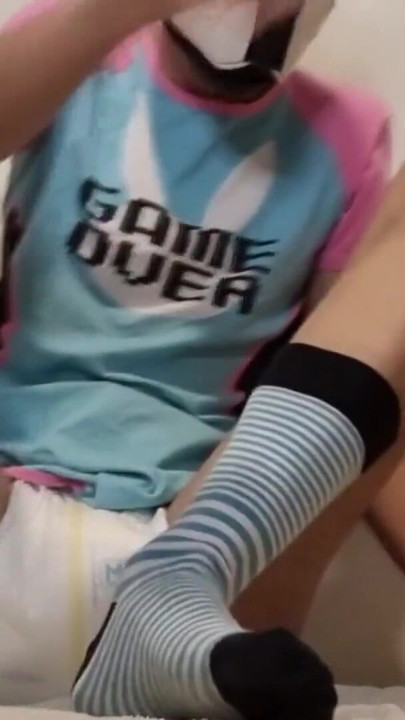 Powerful moment from "Puppy Jerking Off very Hard and Cumming In His Diaper"