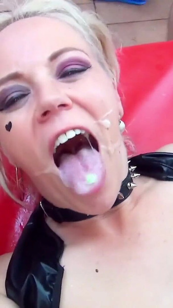 Unforgettable moment from "GERMAN NYMPHOMANIAC GIRL - CREAMPIE GANGBANG PARTY SEX"