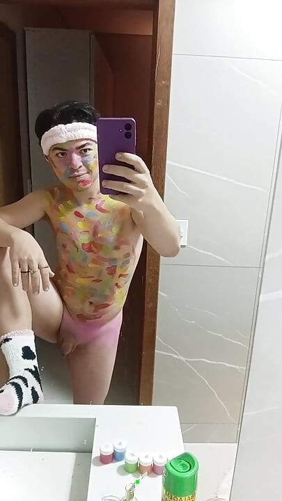 nanasin zinid rainbow fantasy with cum show