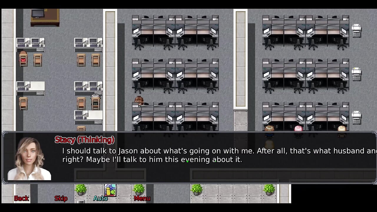 A esposa do escritório parte 3: Stacy brincou consigo mesma no chuveiro no trabalho