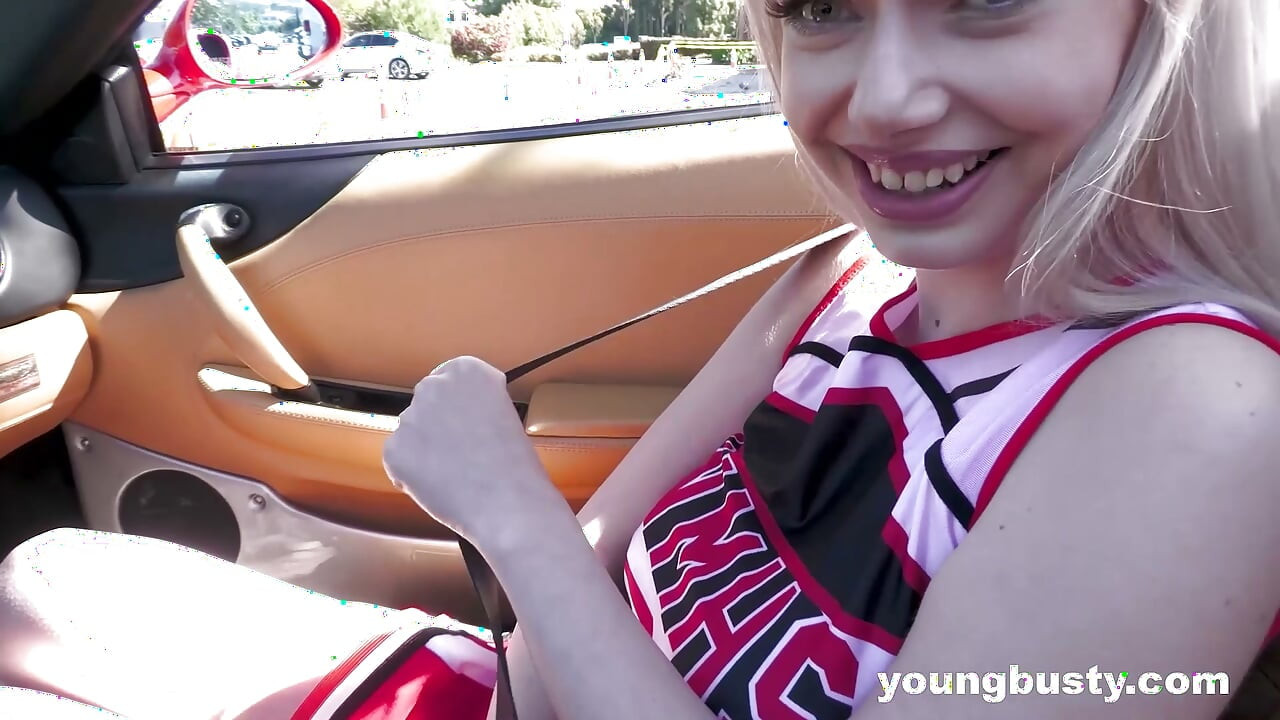 Picking up my Daughter’s Friend Jessica Starling cause her Car Broke Down at YoungBusty