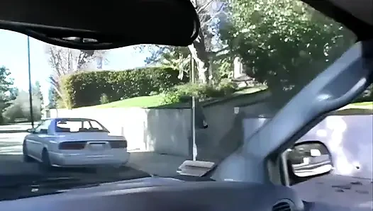 Vintage Cum Walk Van Sex Pickup! Christie Lee