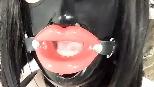 Latex Mask Piss Slut