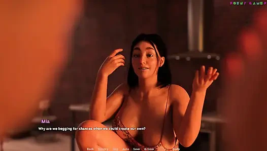 Wihte Foam tarafından exibitionist evli kadın - üvey anne yardım ediyor 3