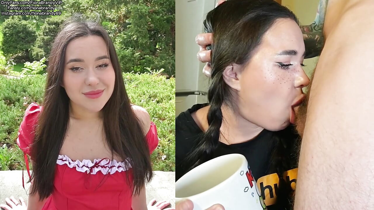 Nghiệp dư mạnh bạo và tổng hợp xuất tinh! Instagram VS thực tế cho Fiona Brandy. Đút sâu vào họng, đụ, bắn tinh, chảy tràn tinh dịch!
