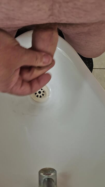 Public toilet wank