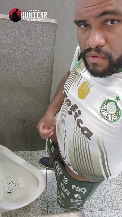 After Training Masturbating in the Bathroom