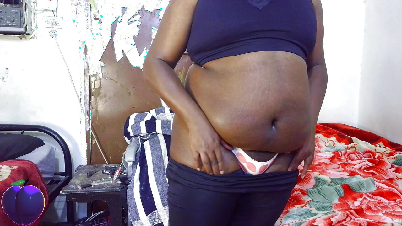 Sissy BBW Strips Tight Pants, Twerks, Takes Dildo & Cums Hard