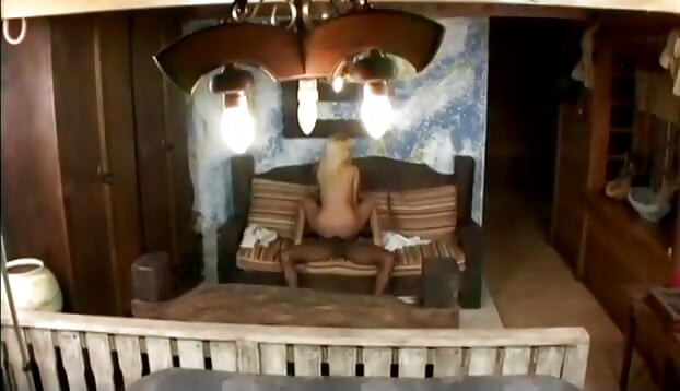 A gorgeous blonde latina slut fucks and takes a guys load