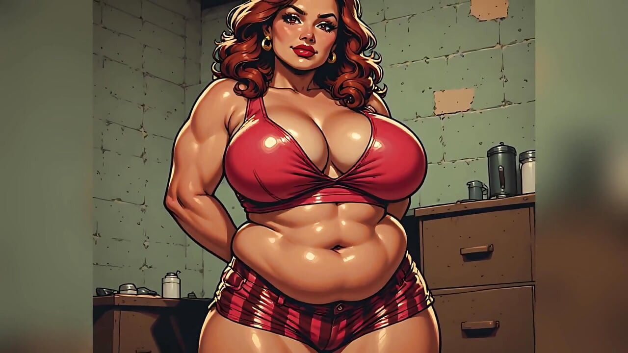 Gatas com Arte musculosa