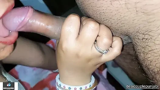 Nyepong kontol pertama kali setelah menikah