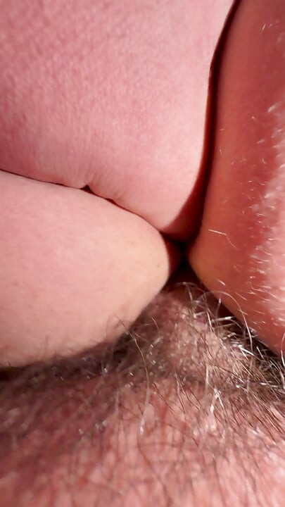 Putting a thumb in her asshole while fucking