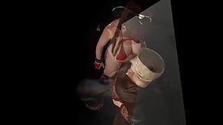 Tekken x KOF, Mai's douche, lapdance