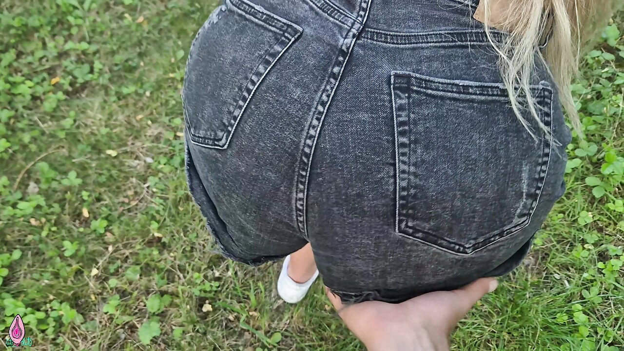 A beautiful mysterious stranger was fucked in the woods (POV)