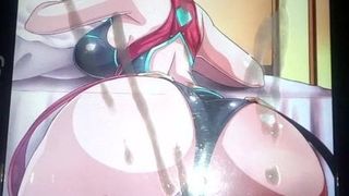 Xenoblade 2 Pyra Sop - hommage au sperme sur son gros cul