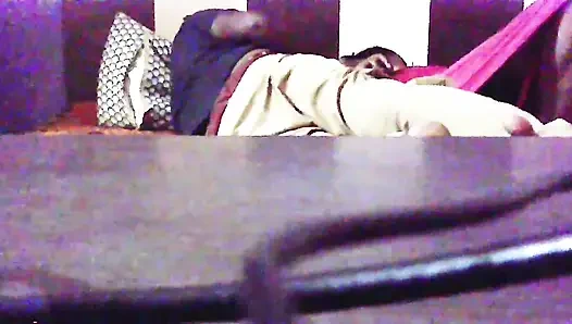 Stepbrother and stepsister having sex in alone time