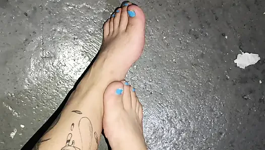 Feet with pecueca and bad smell you like