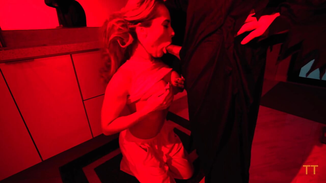 Crystal Rush & Teddy Tarantino - Big Tits Barbie on Hot Date with Ghostface