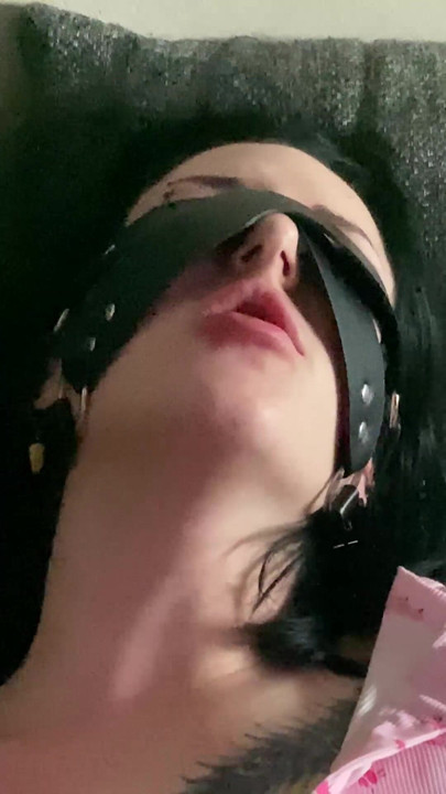 The bitch moans and begs him not to stop