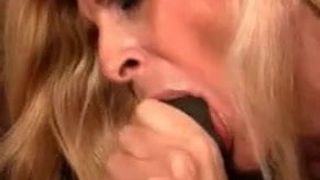 Blonde Mature Suck Black Cock And EatCum 1 by fdcrn