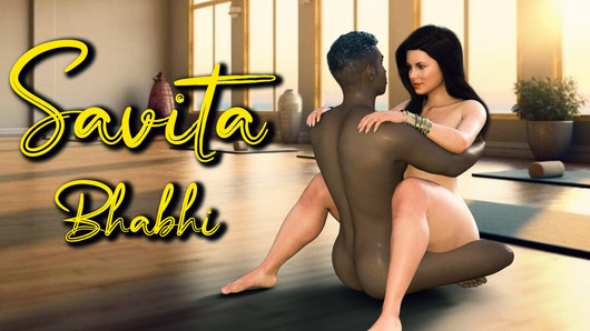 Busty Savita Bhabhi enjoyed a sex lesson with her yoga instructor.