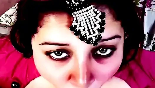 Indische bengalische schöne blaue augen, ehefrau mit bürochef