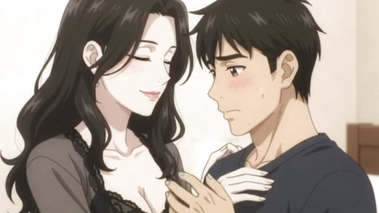 Stepmom's teach Private Lingerie Lesson to her stepson