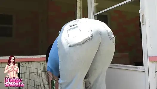Horny Neighbor Comes by for Seconds