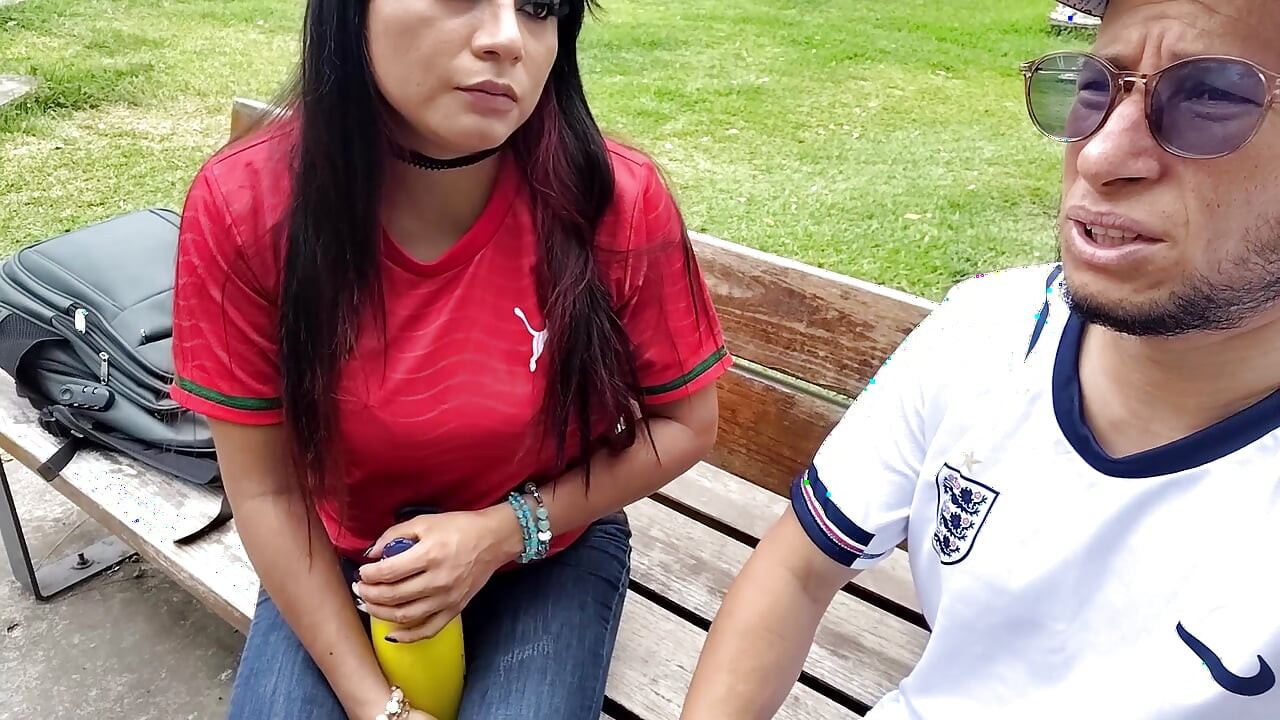 The park ranger is convinced to help a sweet fan from Spain.