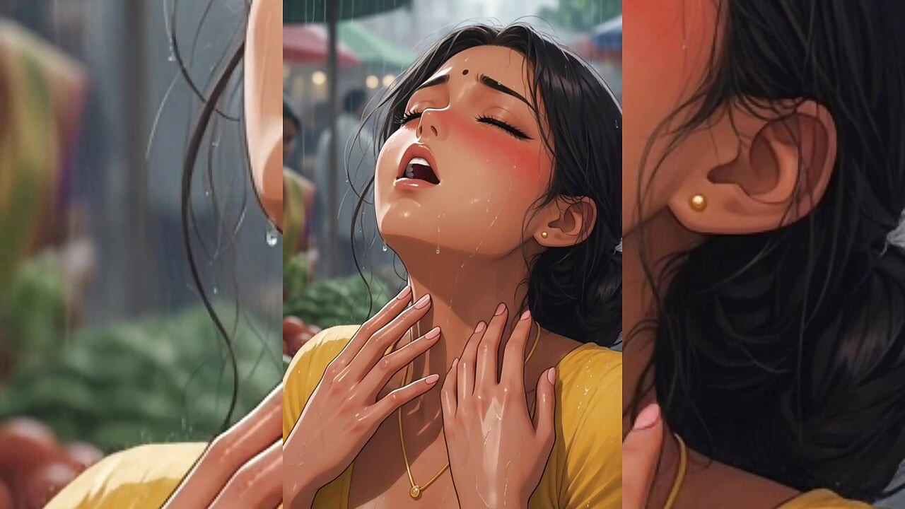 Indian Bhabhi Grouped & Fucked Hard by Her Old Disgusting Muslim Neighbour in Busy Market