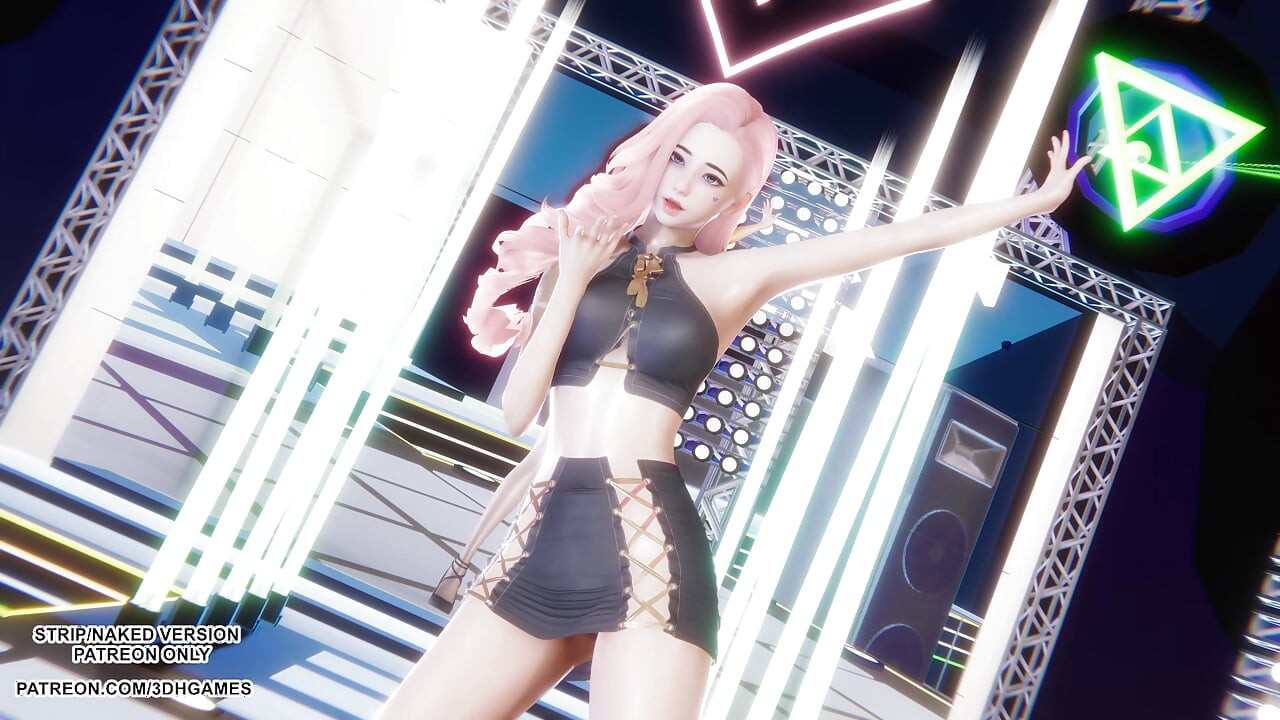 MMD TWICE - I CAN'T STOP ME Seraphine Kpop Dance League of Legends Hentai Uncensored 4K 60FPS