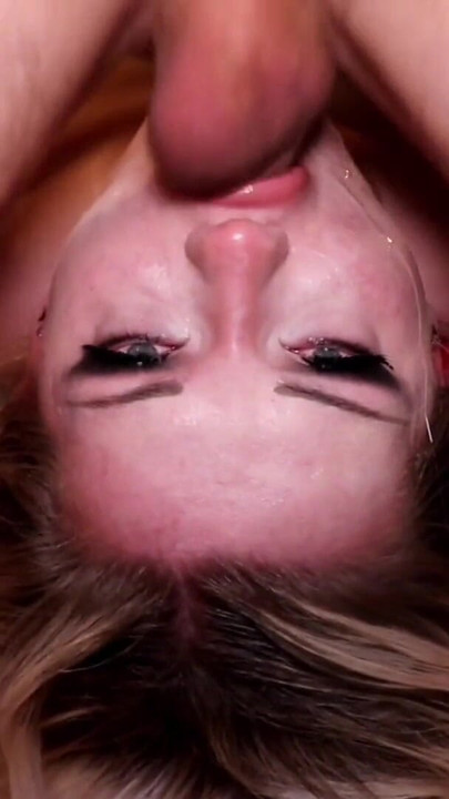 Blonde Russian Teen Slut Gets Facefucked and 69 Throatpie | Clip 2