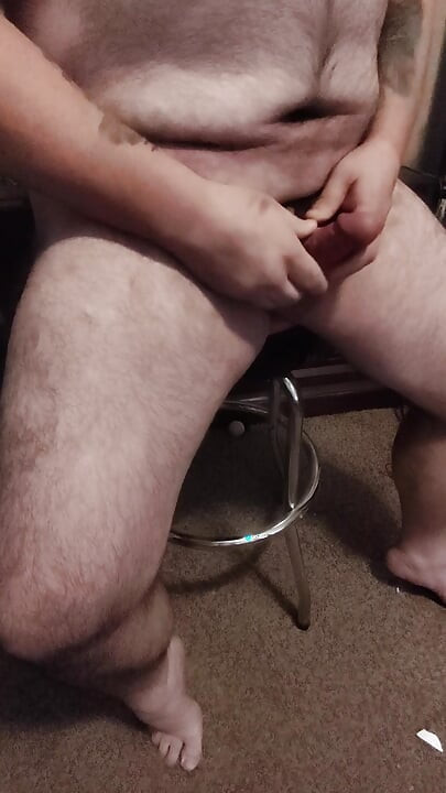 Furry Bear Monk3yMong0 Back in Action Jerking Off in my Gameroom