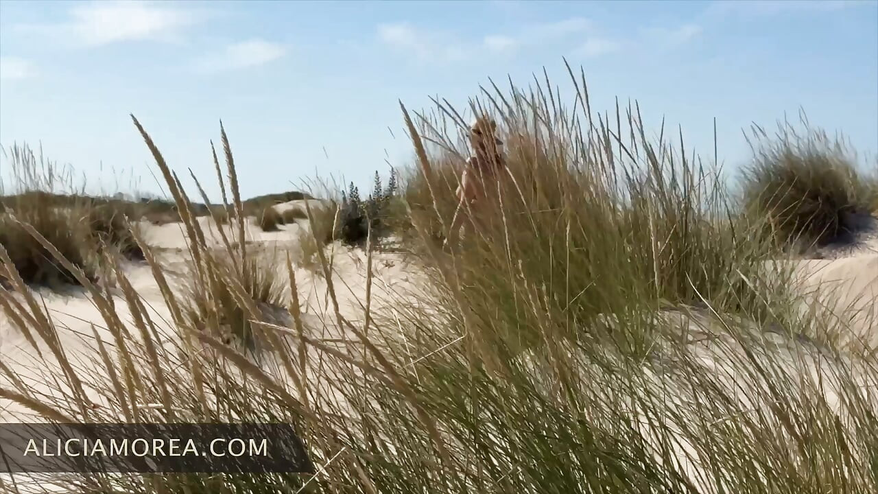 Instruction from husband: No clothes on the beach!