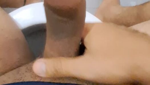 Indian boy masturbate in the bathroom