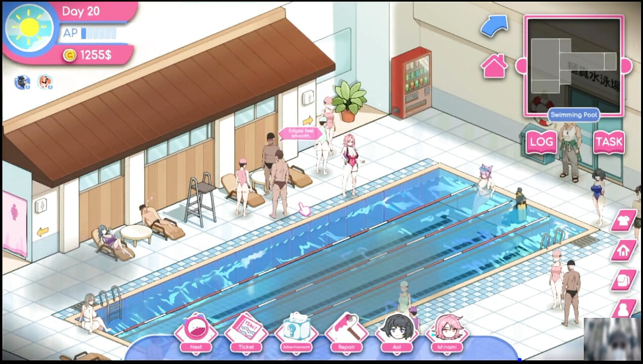 EP-3"Lifeguard holic gameplay! NTR HENTAI GAME! Innocent cheating gf becomes my exhibitionist slave!!